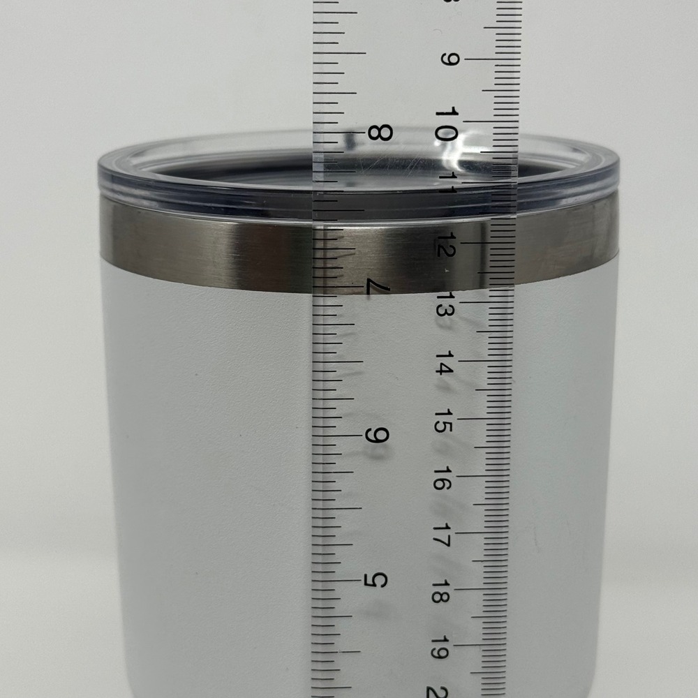 YETI Rambler 30 oz Tumbler White Stainless Steel Vacuum Insulated Travel Mug Lid - Picture 6 of 6
